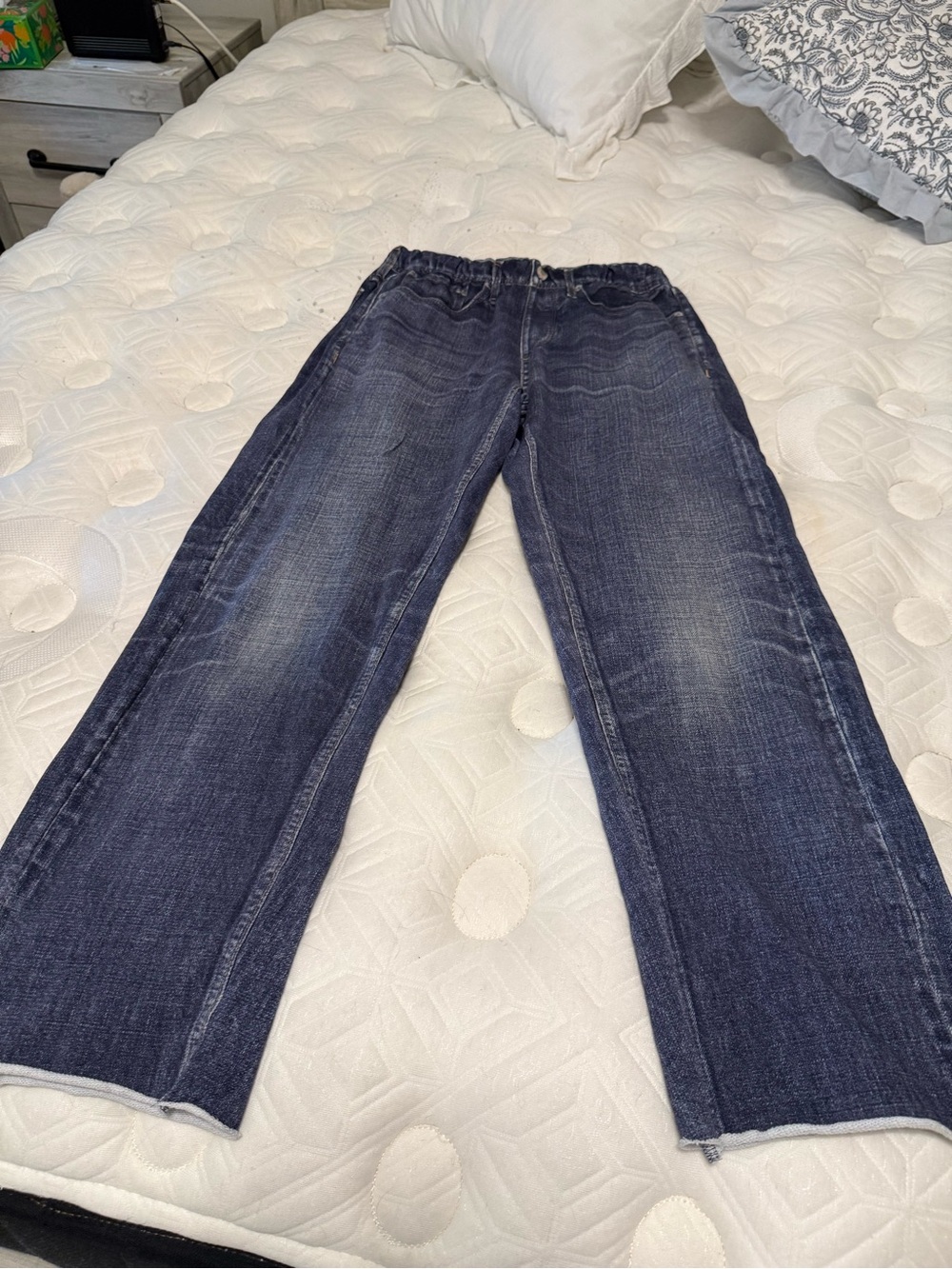 rag & bone Miramar Women's Sweatpant Jeans in Dark Blue Wash